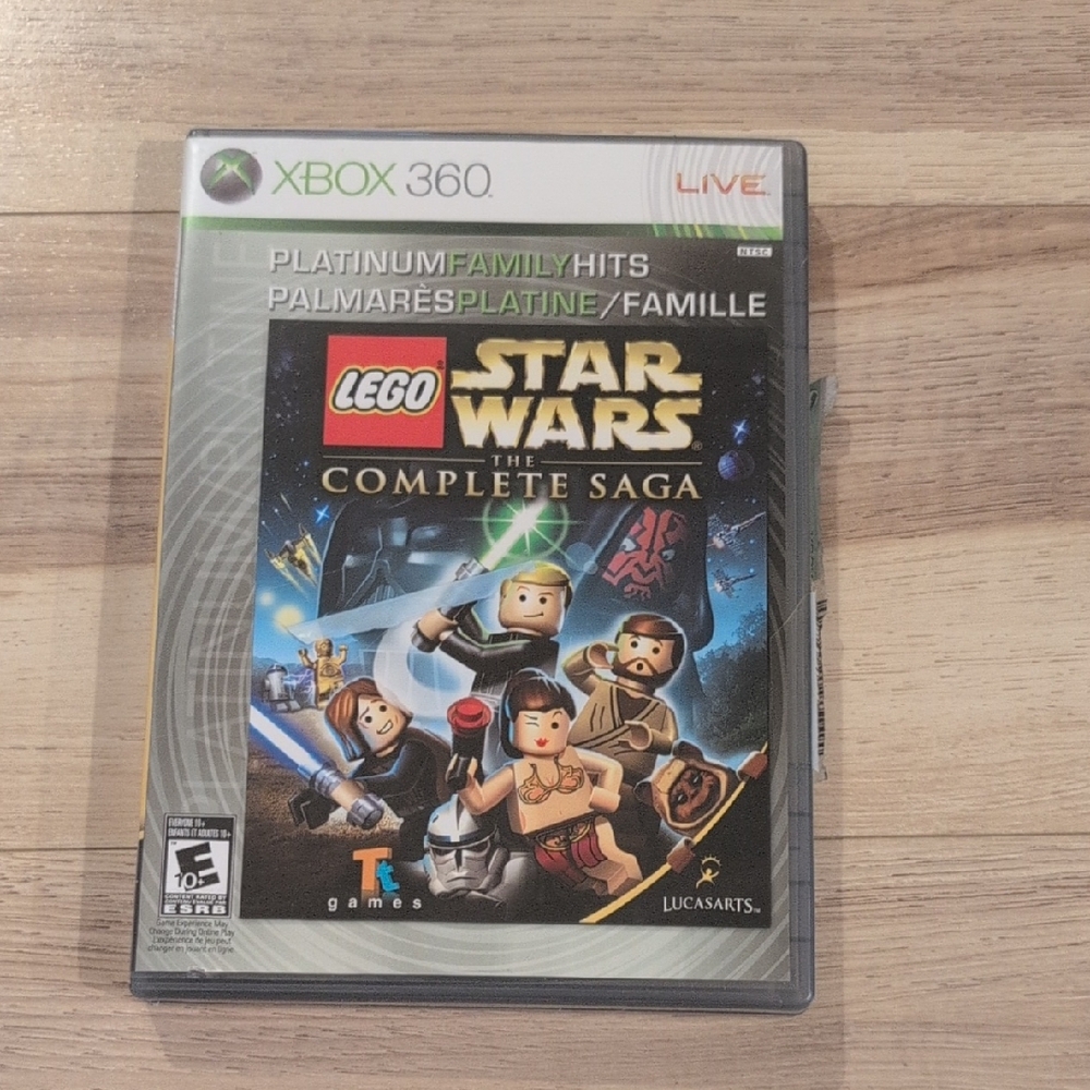 LEGO Star Wars: The Complete Saga for Xbox 360 - Black and Gold Cover